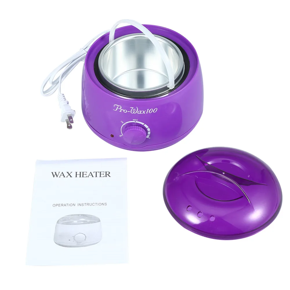 Electric Wax Warmer Hair Removal with 4 Different Flavors of Wax Beans and 10 Sticks