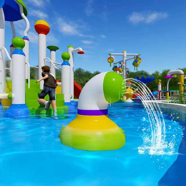 fiberglass Water Park Spray Water Splash Pad Toys for Sale
