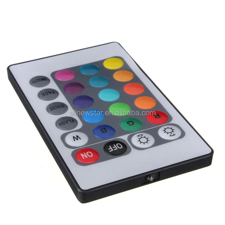 High Quality Mini 24 Keys mini LED RGB Controller DC12V 6A Wireless IR Remote RGB LED Mini Dimmer For SMD3528 5050 LED Strip