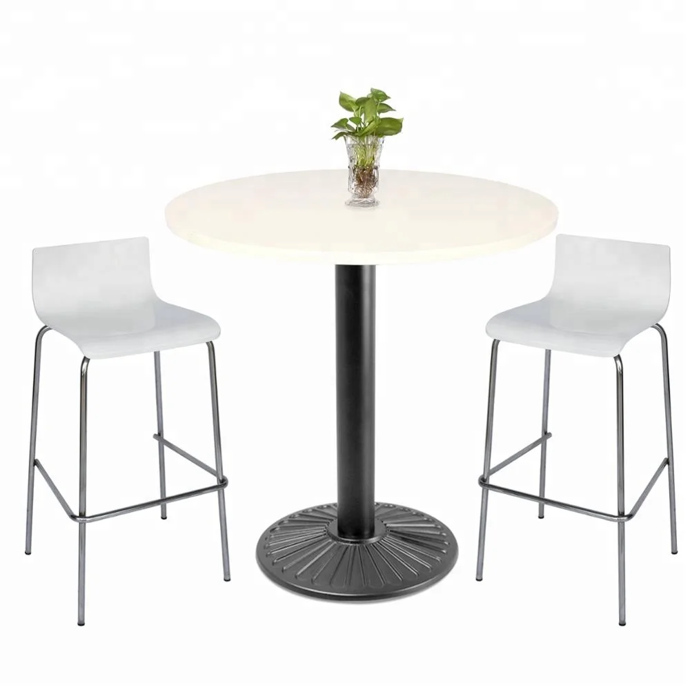
Conventional Recommendation Black Color Powder Coated Cast Legs Iron Restaurant Table Base With Large Flat Bottom 