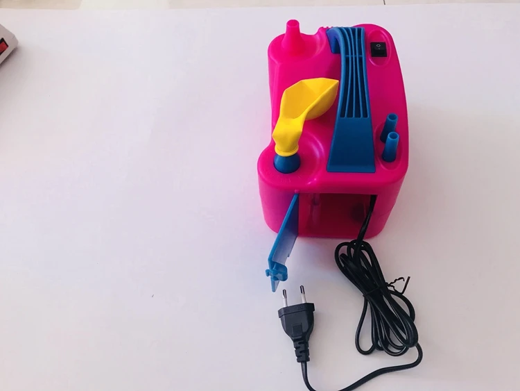 
Cheap price portable electric inflatable helium balloon air pump machine with timer 
