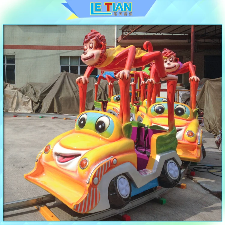 Outdoor Amusement Park Equipment Kids Electric Track Trains For Sale