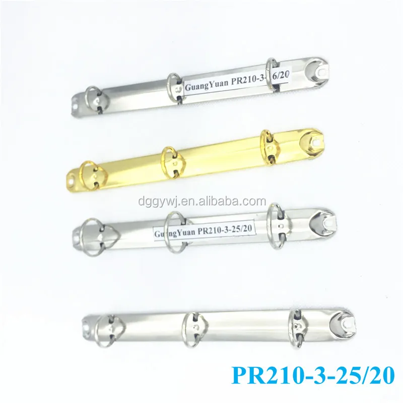 new product gold color 3 ring binder mechanism in school