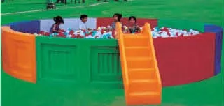 PVC and Sponge Soft Play Ball Pool/plastic Ball Pool/square Kids Ball Pool with Ladder QX-11124E