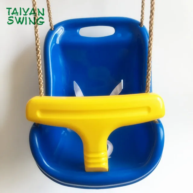 Garden Plastic Infant Swing Chair with Rope