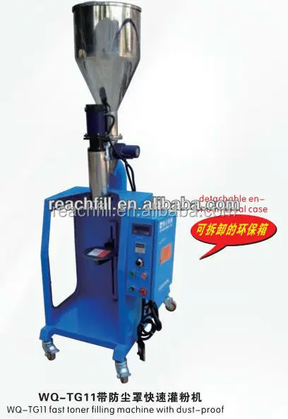 
Reachfill WQ-TG11 Toner powder filling machine to fill empty laser toner cartridge and bottles 