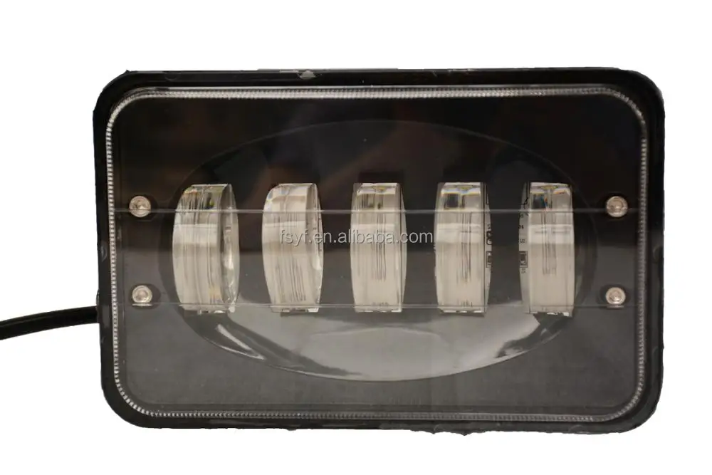 
led light bar car vehicle accessories auto lighting system Newest square 6.5inch 50W Spot Parallel beam LED work light car 45w 