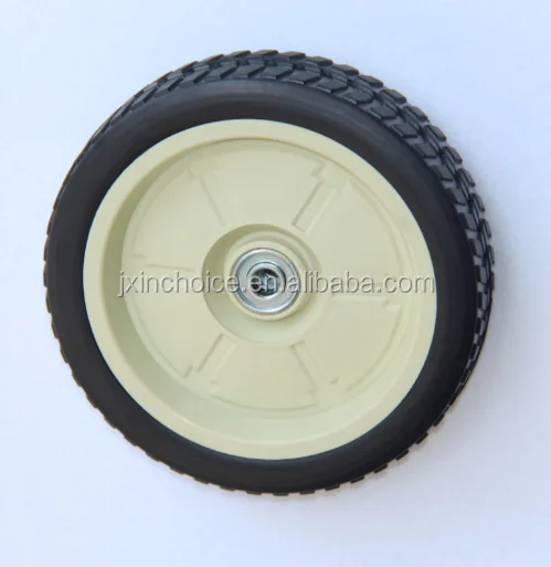 hot sale 200 50 100 solid rubber wheel for lawnmower