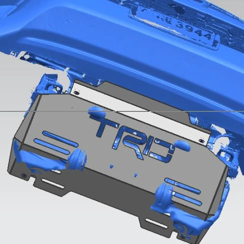 
4X4 Accessories Steel Panel Shield Red Front Champ Engine Skid Plate For Hilux Vigo 7 Days Delivery On Carton 