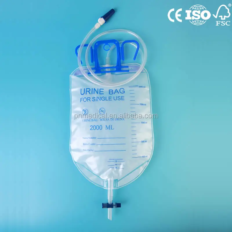 Free sample sterile 2000ml discount disposable luxury urine bag