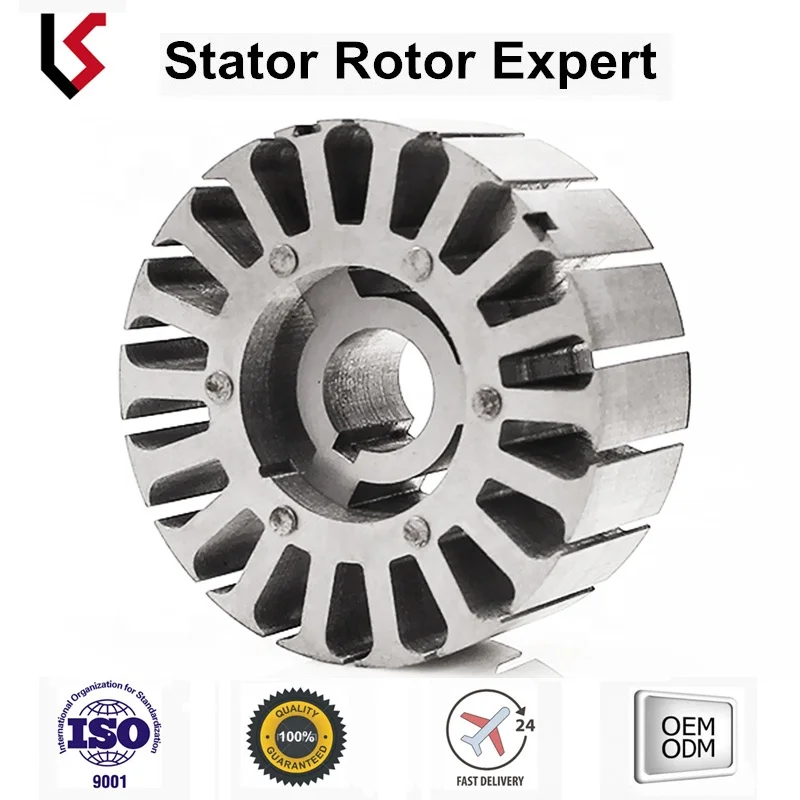 
OD75 interlock/riveting/welding technology stator rotor for scooter bldc motor lamination steel core 