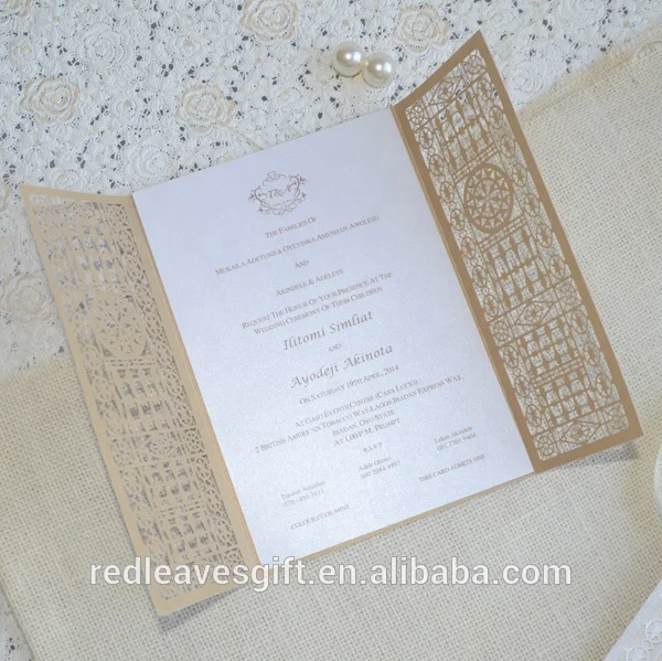 
2020 latest hot sale cheap invitation card design for wedding party 