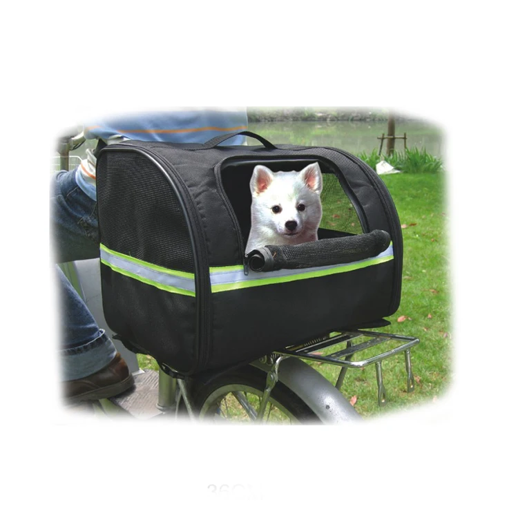 Custom  Oxford Cloth Bike Pet Baskets With Bracket
