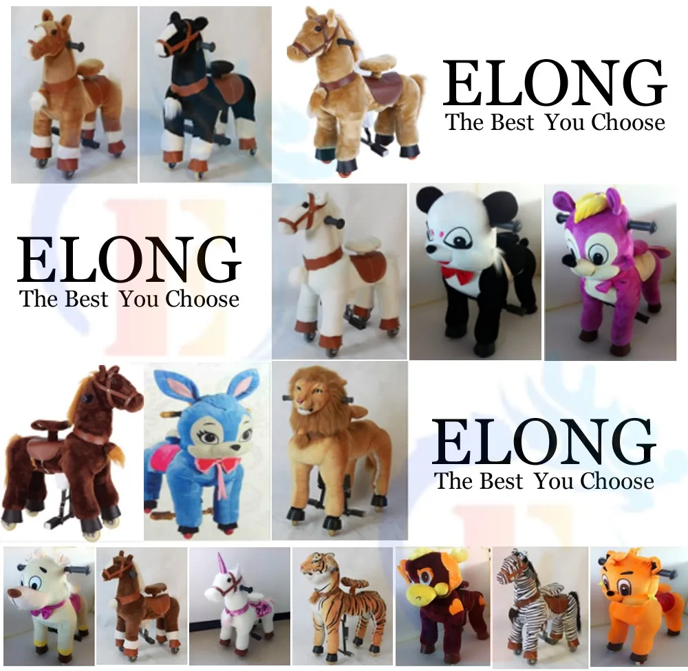 New and hot sale walking horse toys mechanical horse for sale Plush Tiger Rocking Horse