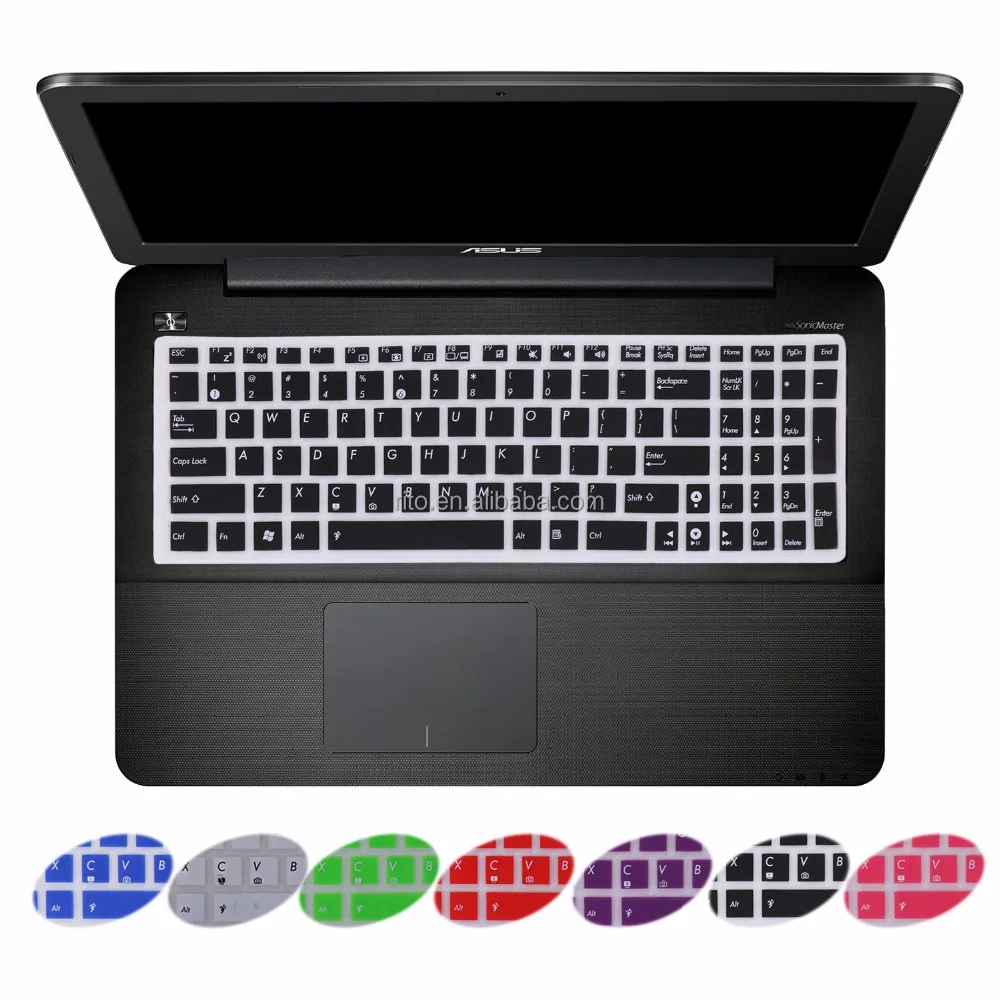 For Asus 15.6 Laptop Keyboard Cover, Custom Silicone Keyboard Cover for Asus Chromebook G501JW K501UX