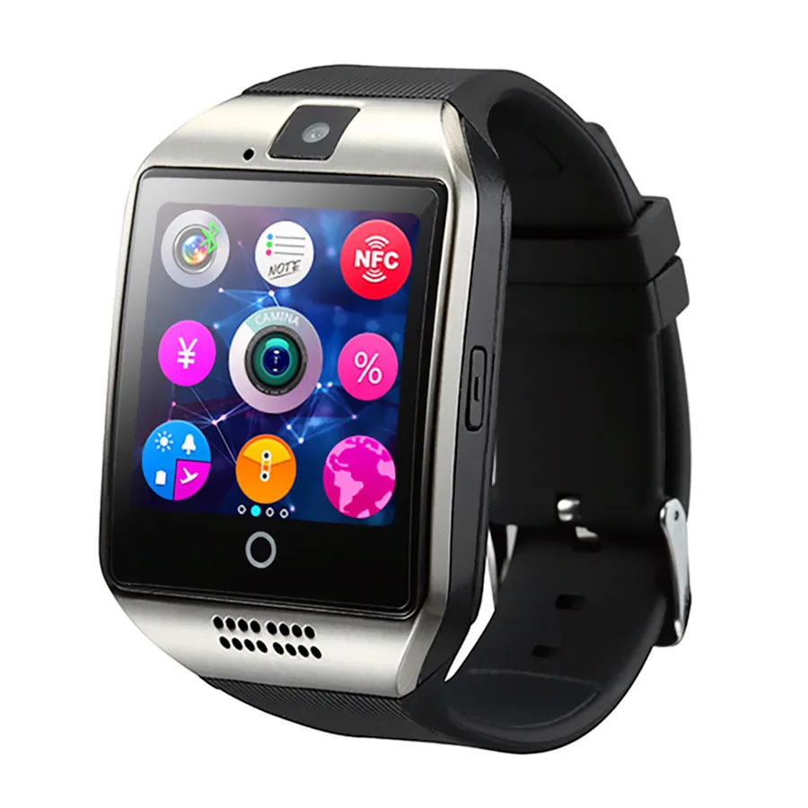 Top Quality Touch Screen Bluetooth GSM Phone Call Smart Watch Phone Q18