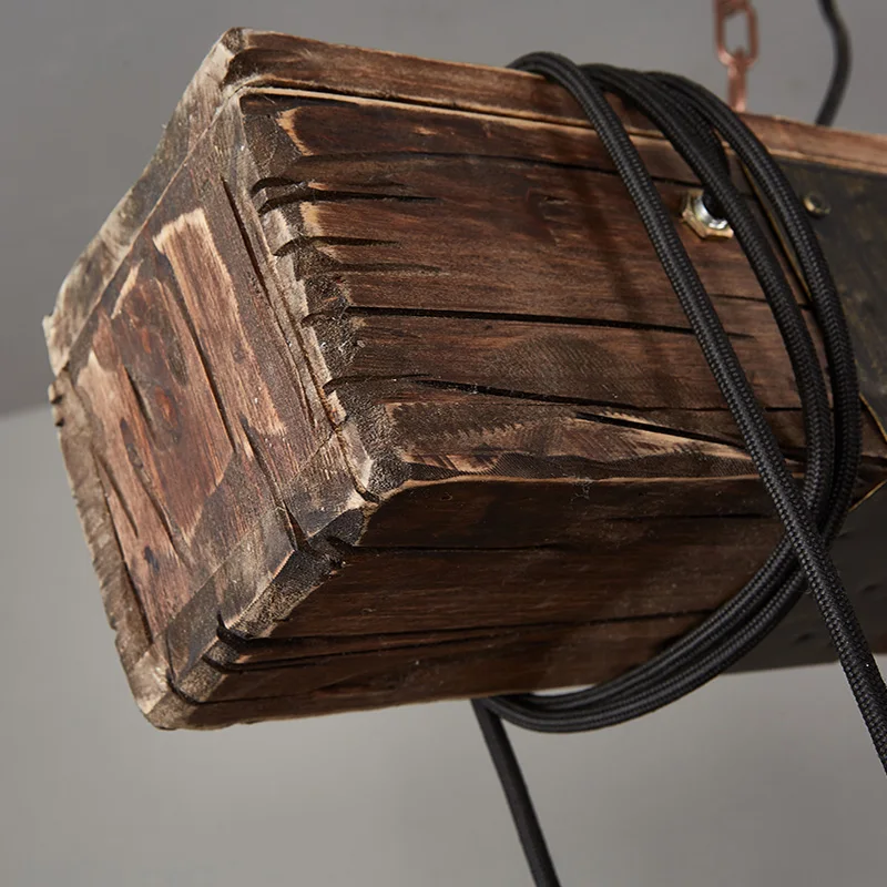 
Antique Rustic Wooden Decoration Industrial Edison Bulbs pendant light 