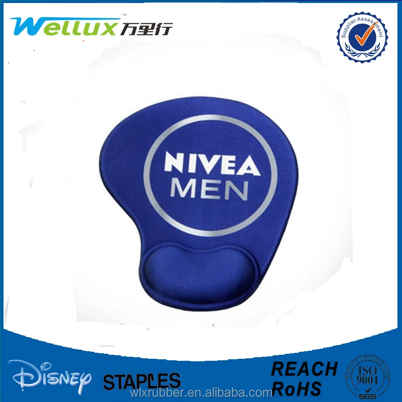 3D sexy breast custom gel wrist rest mouse pads