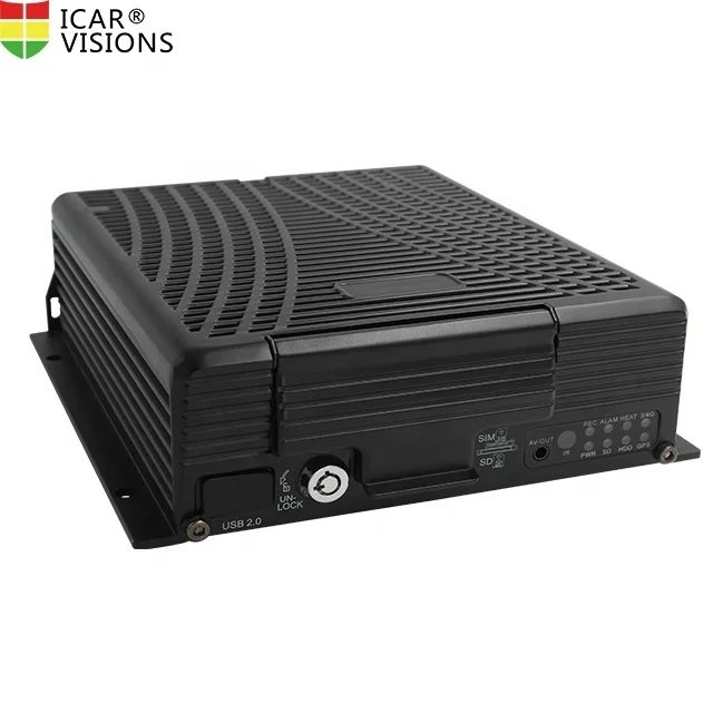 Hot selling ICARvisions manufacturer car GPS security cctv mobile dvr fcc ce EN50155 E-Mark Certificate