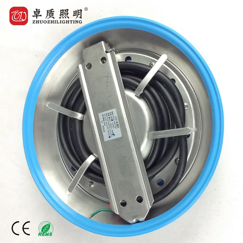 Hot-sale Waterproof AC12/24V RF Remote Control ABS LED Swimming Pool Wall Light Colorful