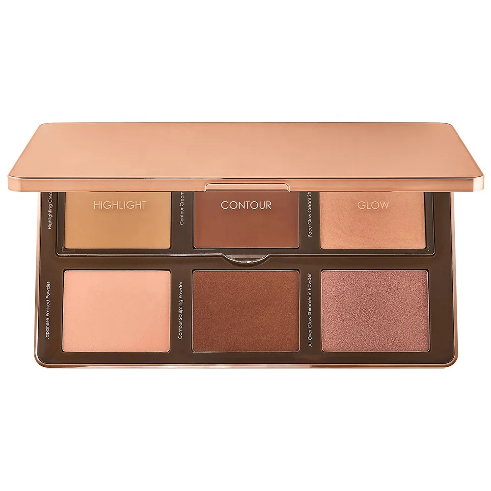 
6 Color Sculpt Face Highlighting Contour Glow Palette,7g / 0.25oz x6 