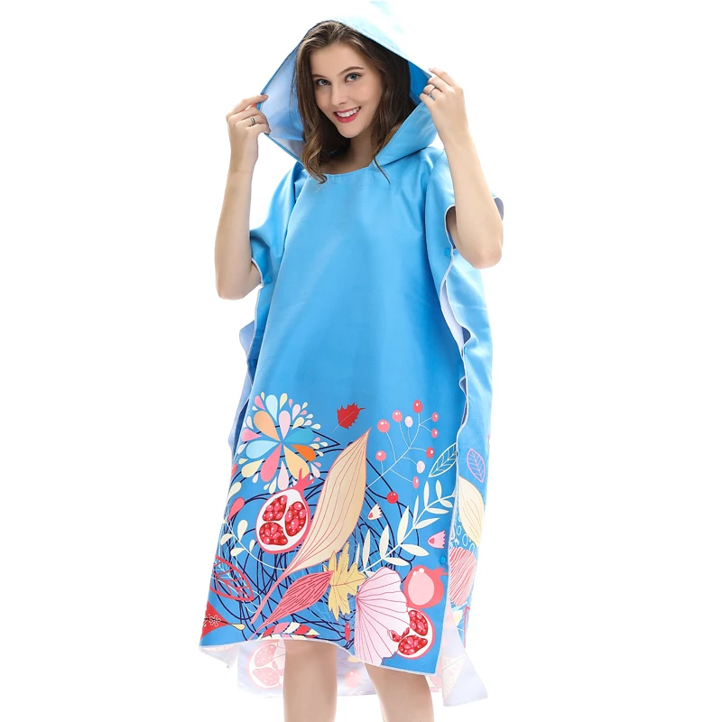 Poncho Towel For Adults Wholesale Adult Hooded Poncho Beach Towel
