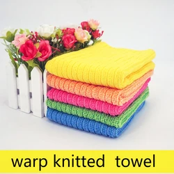 China Super Absorbent Towel Color Household Kitchen Cleaning Cloth Microfibra Towel Wholesale