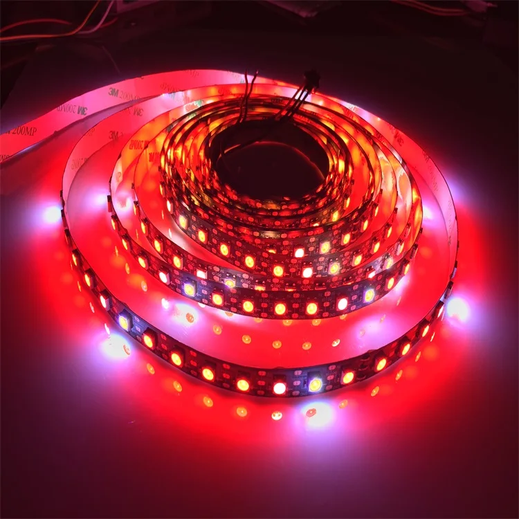 Addressable Digital Pixel Light 5050 60D 96D 144D ws2812 led strip ws2812b
