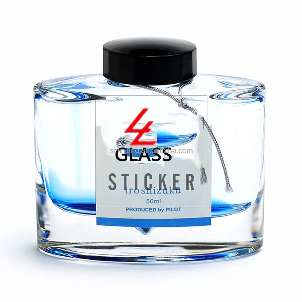 China manufacture wholesale price empty Fountain Pen Glass Ink Bottle