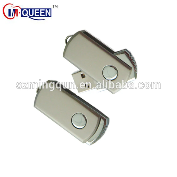 Горячая продажа металлический материал на заказ поворотный usb флешка
