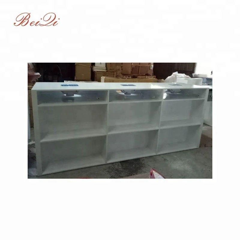 BQ!! antique beauty nail salon equipment manicure nail table , used pedicure manicure desk wholesale price