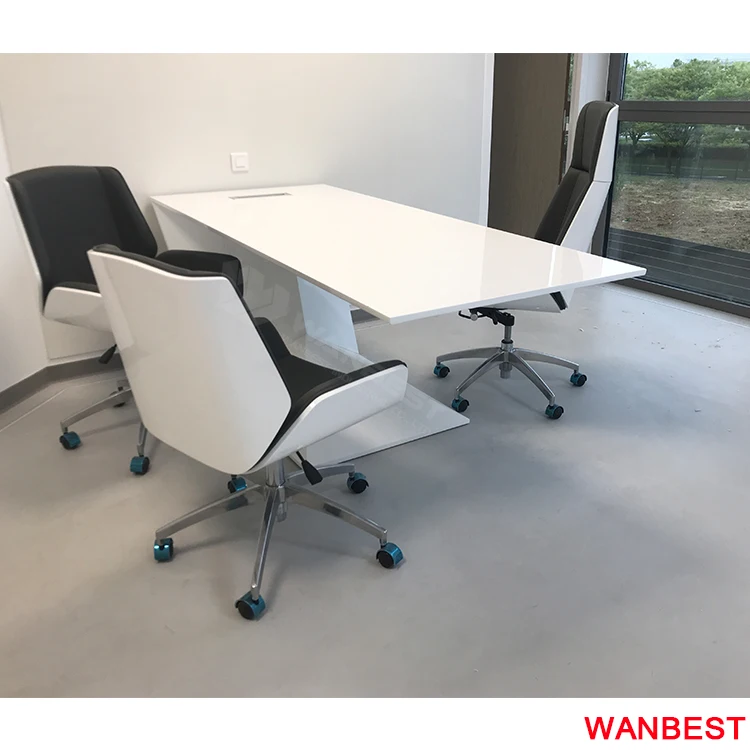 Unique Design Artificial Marble Ceo Director Office Laptop Desk Working Table for Hotel Home