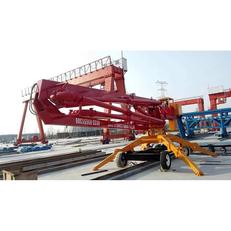 
17m Spider wheel concrete placing boom 