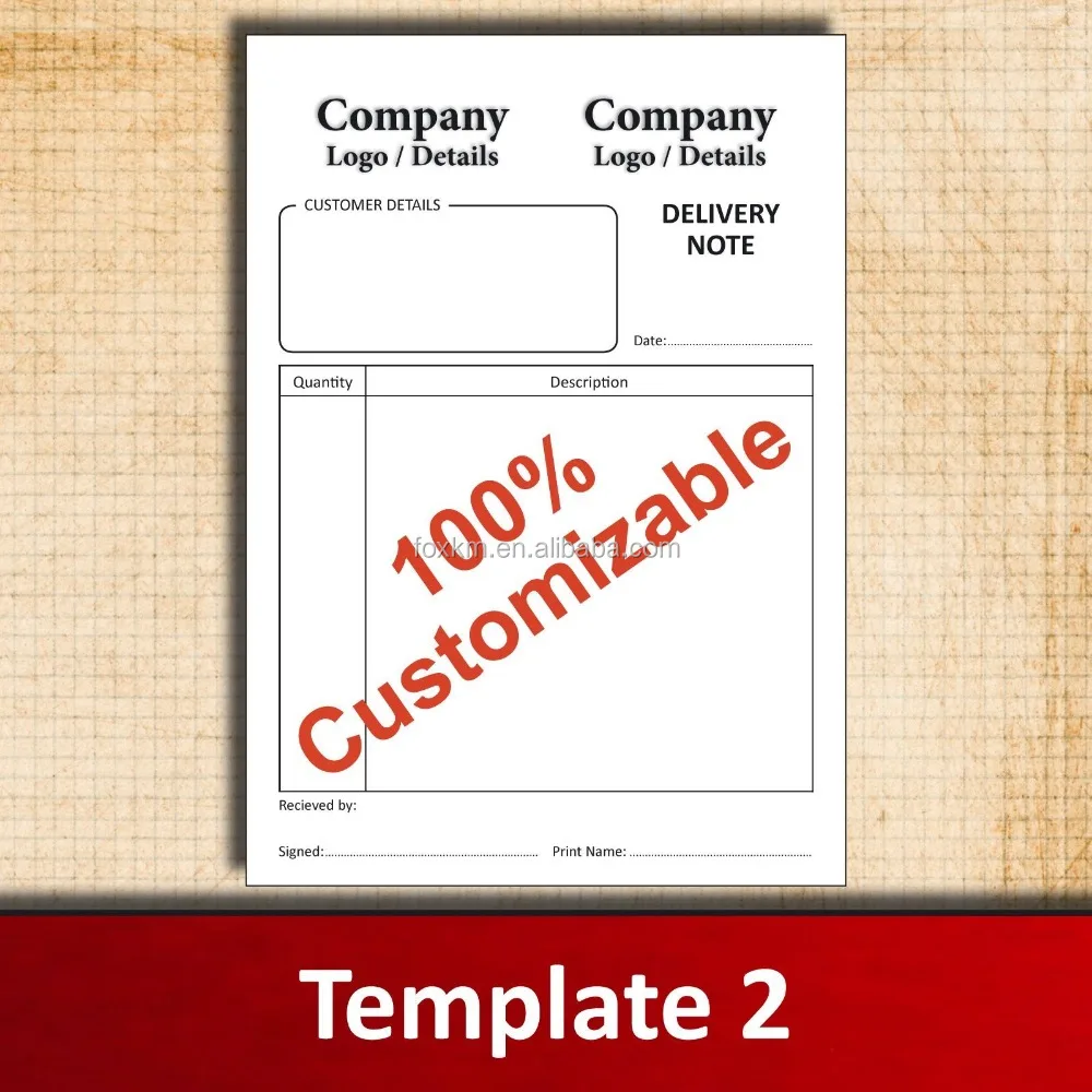 
Invoice Books - No Carbon Required (NCR) - Duplicate/Triplicate - A4/A5 