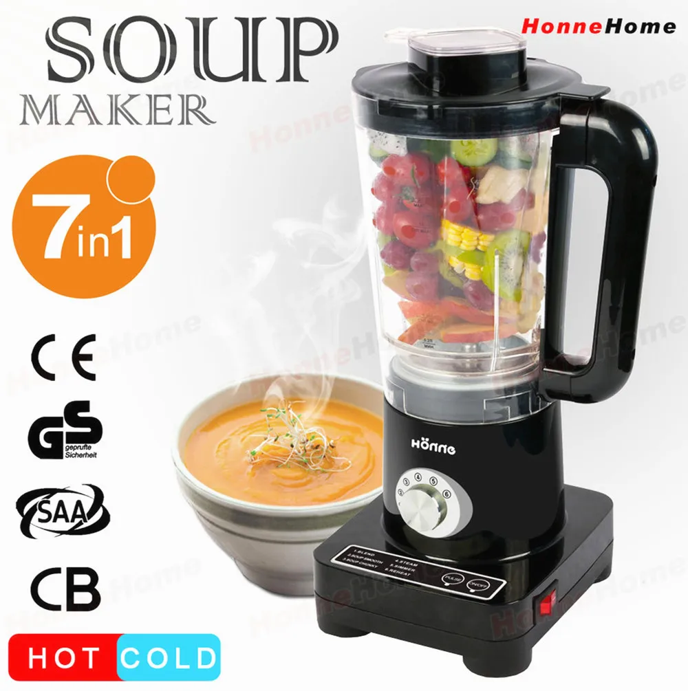 Factory Price 1.2L Electric Soup Maker With Plastic Jug