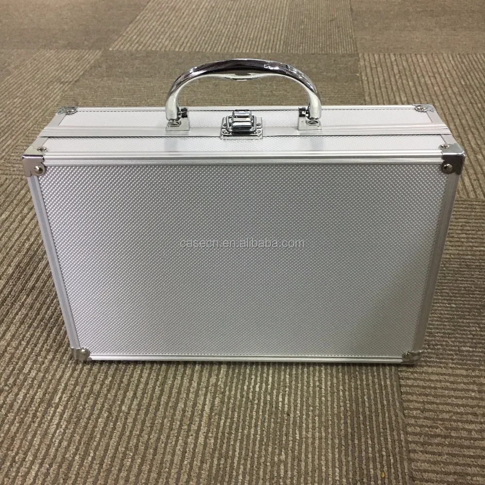 
Aluminum CD/DVD Storage Case Box with Sleeves Holds up with Removable Pages 