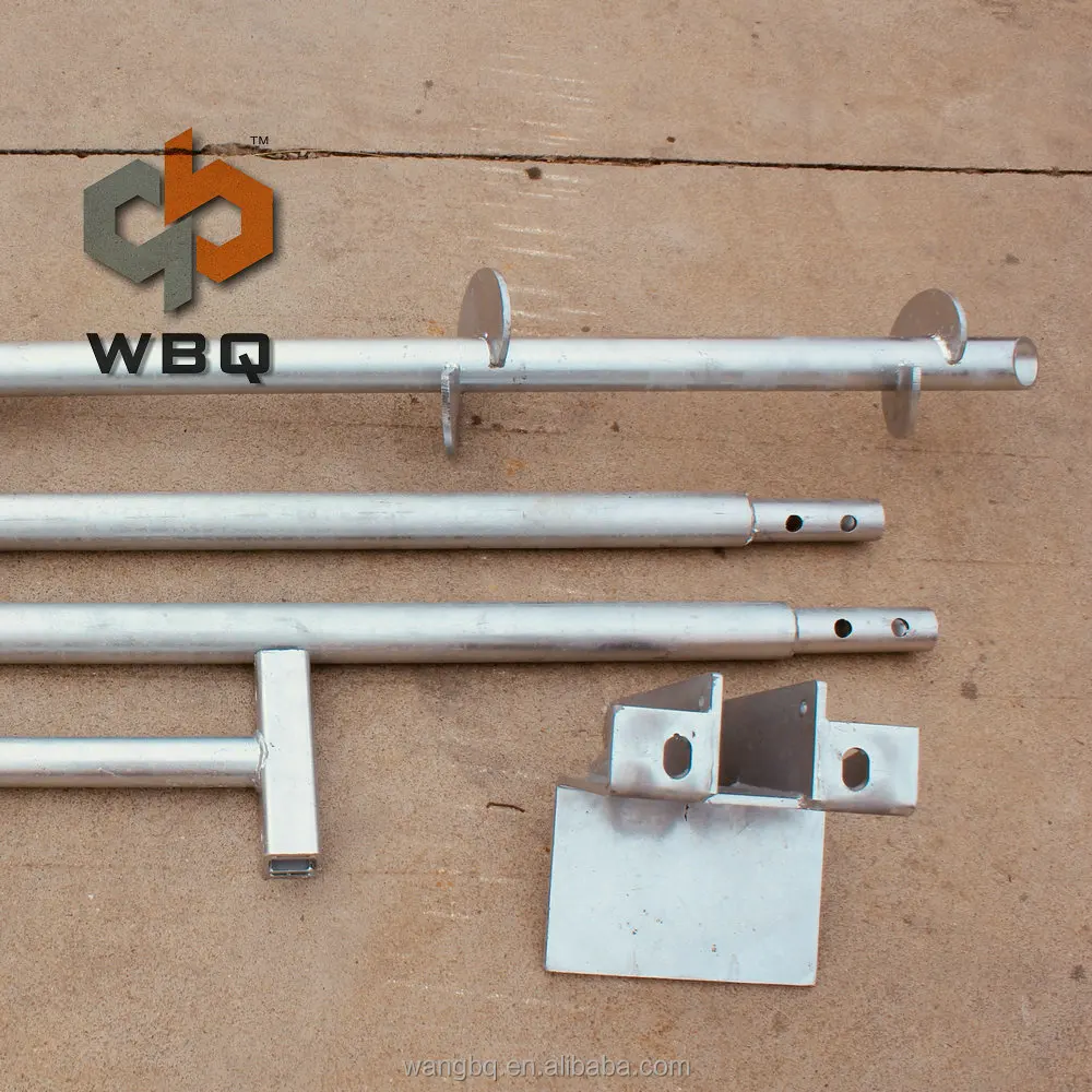 Earth Ground Helical Piers Or Screw Piles D76