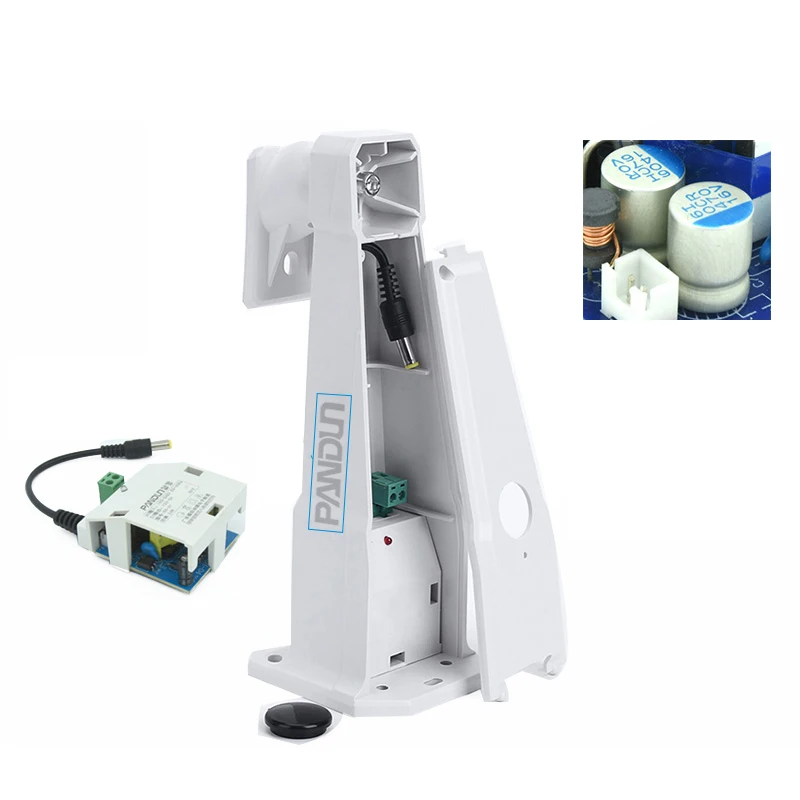 CCTV Camera bracket type 3 in 1 outdoor camera waterproof box 12v2a bracket for Ceiling or Wall Mounting