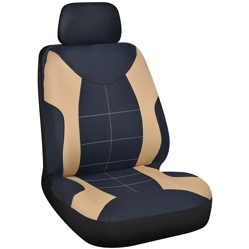 Universal designer fabric car seat covers