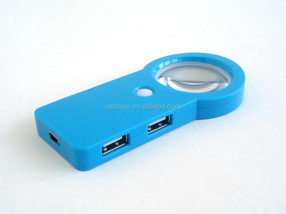 Китай портативный увеличительное стекло USB Hub 2.0 4 разъём(ов) комплекты USB Hub
