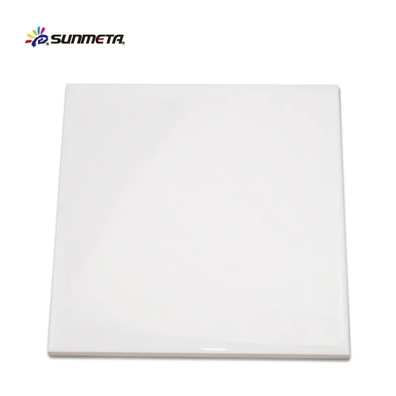 Топ Глянцевая белая керамика пустой сублимации плитки для продажи цена