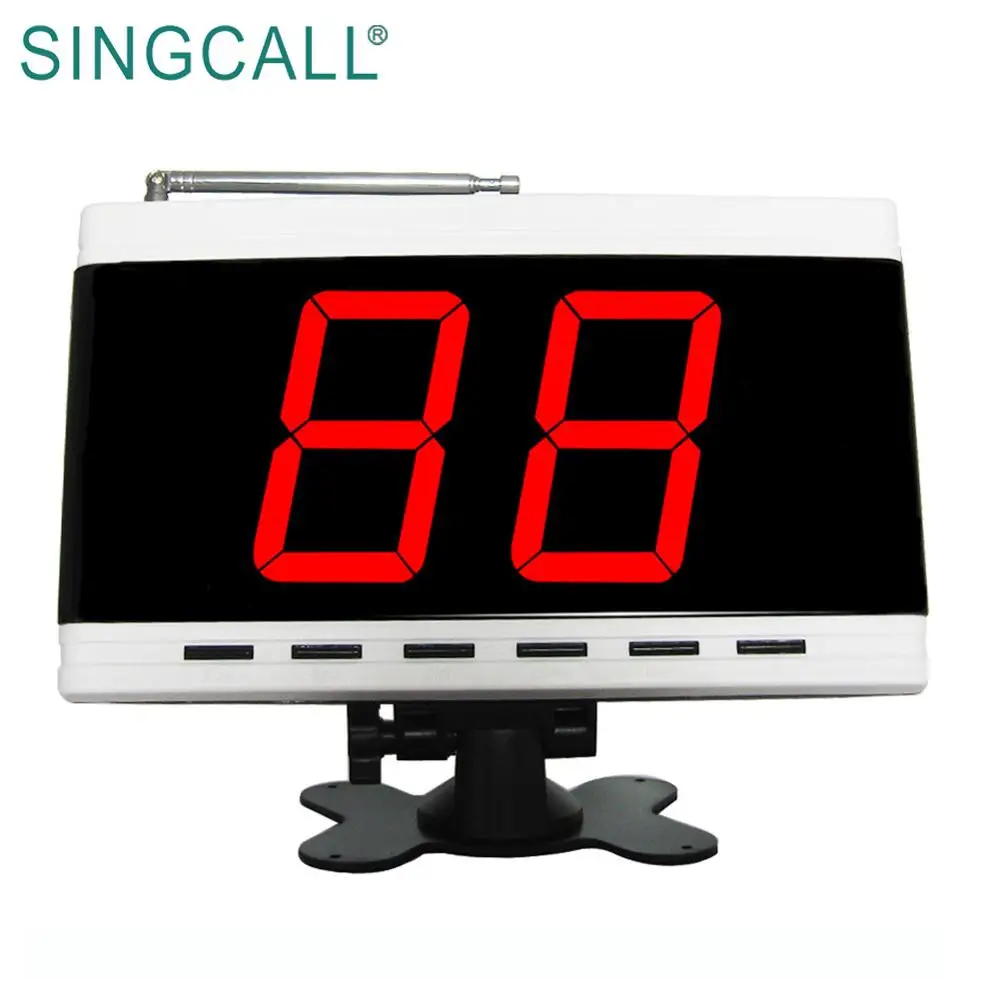 
SINGCALL CE FCC certificate restaurant waiter wireless call bell system 
