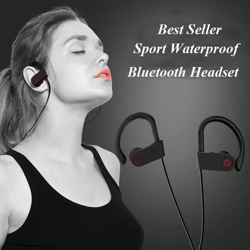 Amazon Best Seller U8 Wireless Bluetooth Headset IPX7 Waterproof Headphones Earphone