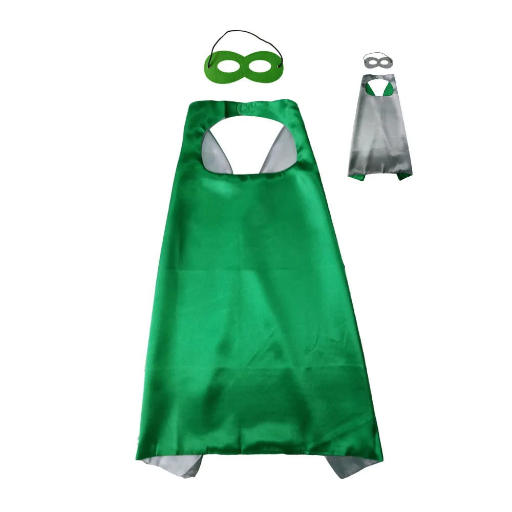 High quality children kids halloween christmas mascot kids super hero cloak