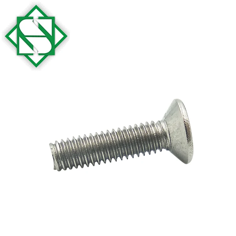 Satin Nickel Socket Head Cap Screws Flat Head Machine Screw