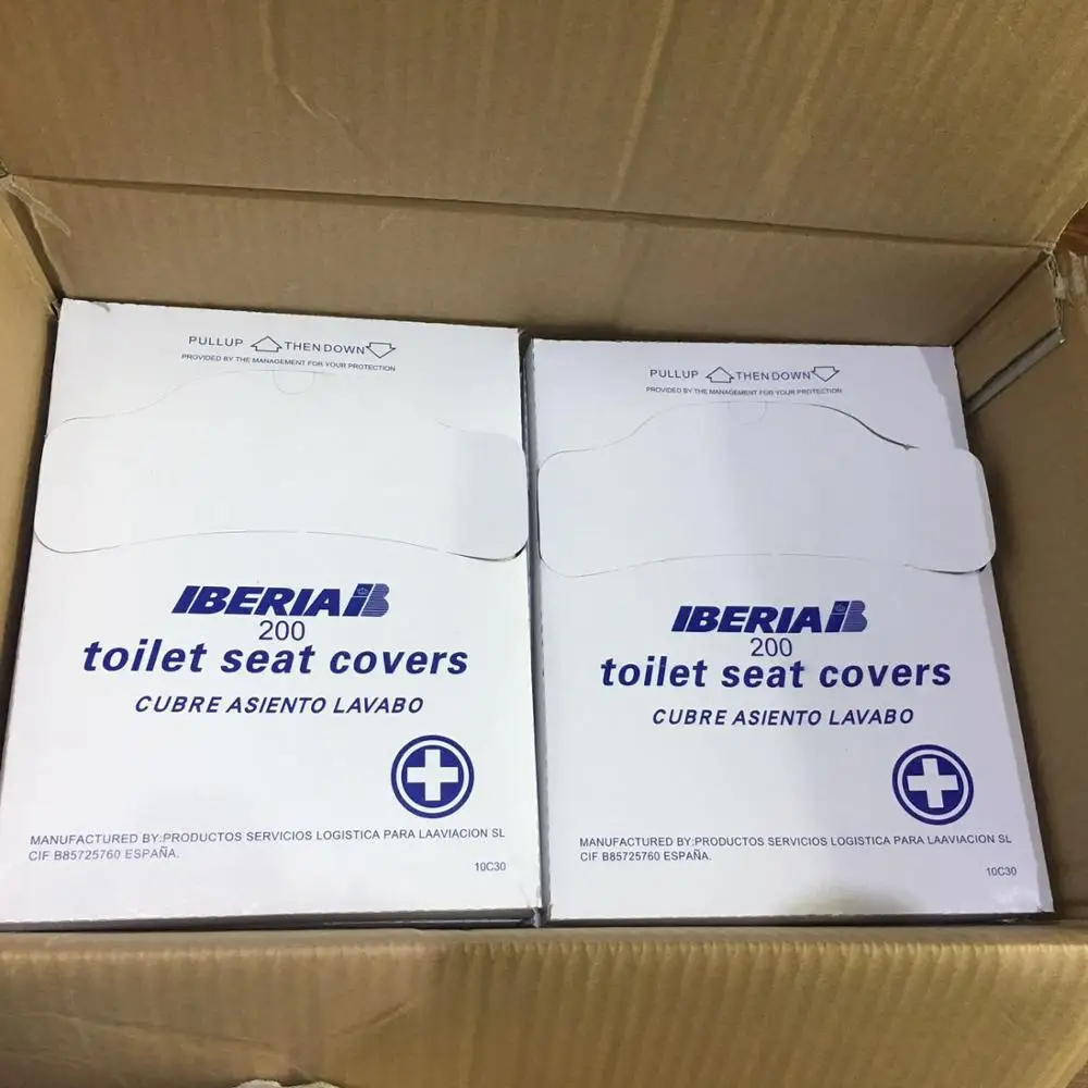 
1/4 Fold Disposable Paper Toilet Seat Cover Hygienic Protection Flushable Cover 