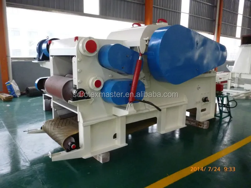 Large capacity wood chips making machine , drum wood chipper with ce