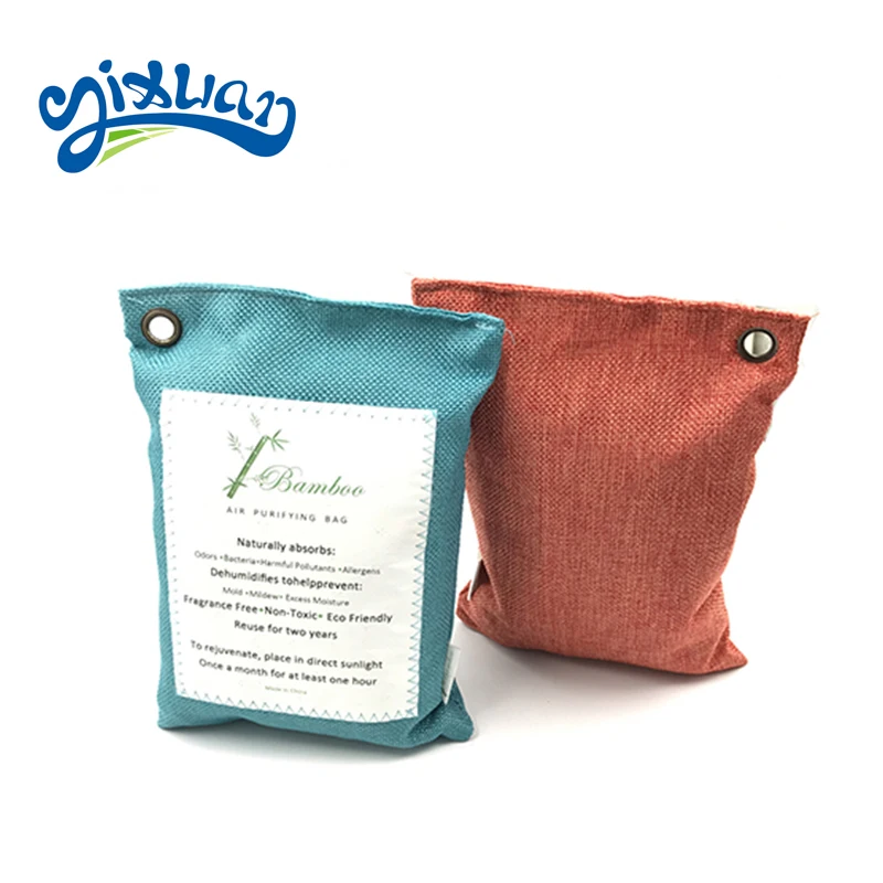 
air purifying bamboo charcoal odor bag 