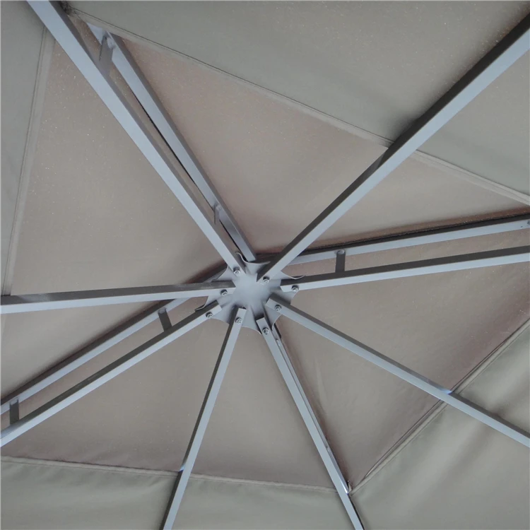 Metal Top Hot Sale Decorative Forged Seal Heat Transfer Gazebo