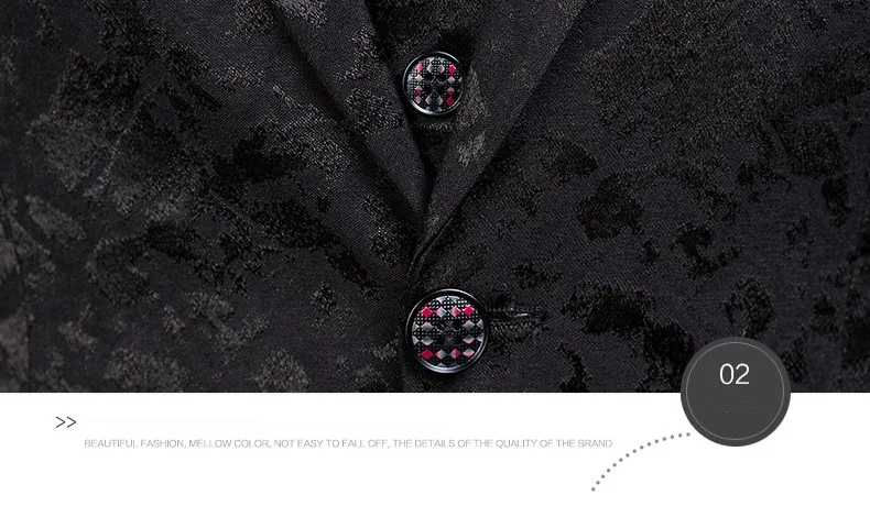 WB162 (Блейзер + брюки + жилет) Модный мужской костюм блестящие узоры Роскошная повседневная мужская сценическая одежда винтажные мужские костюмы для свадьбы жениха